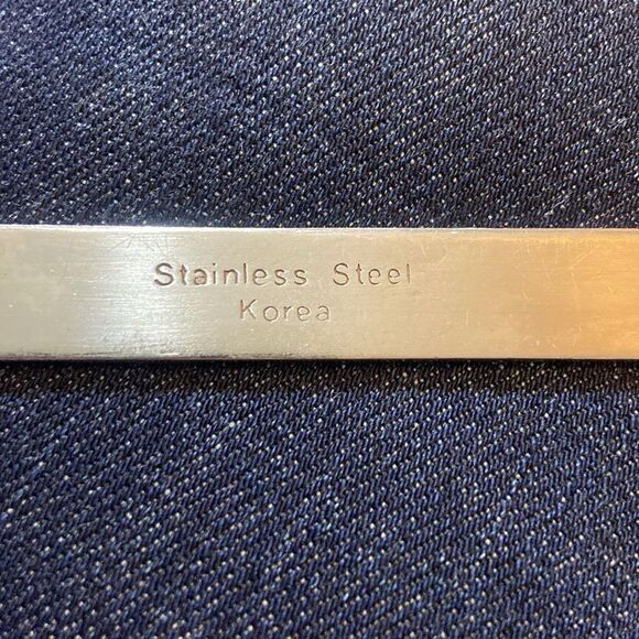 Vtg,Stainless Steel Kitchen Utensil Set 5 with Wooden Accents - Picture 6 of 15